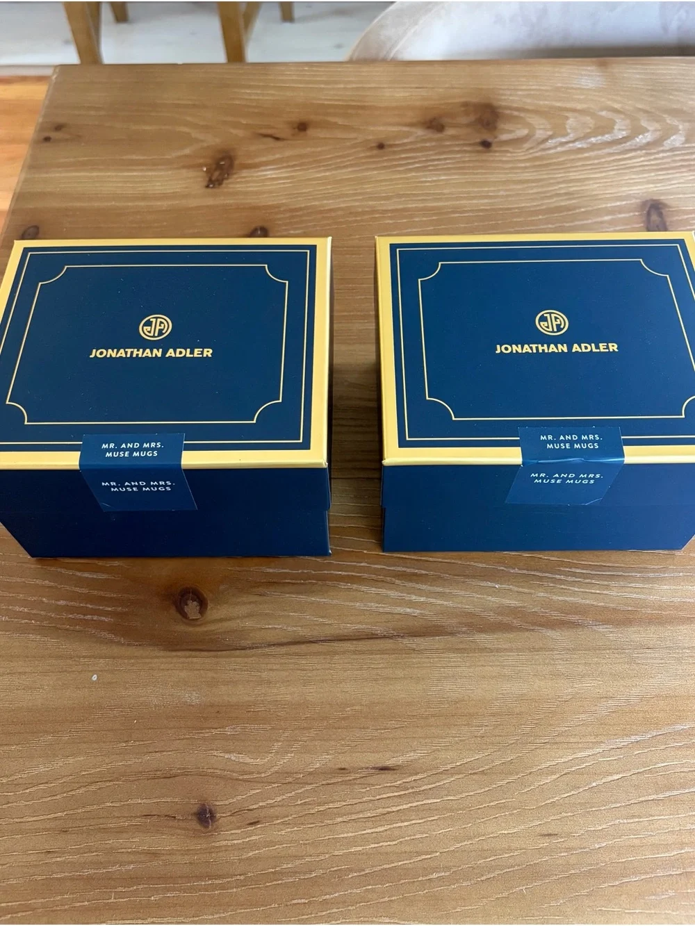 Jonathan Adler Mr. & Mrs. Muse Mugs - Set of 2 NIB